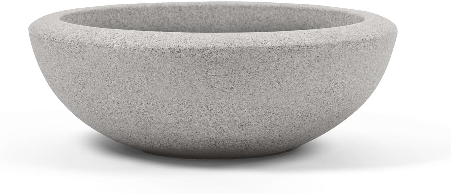 ARBORA 21 Santorini Bowl Planter - Lightweight and Durable Design