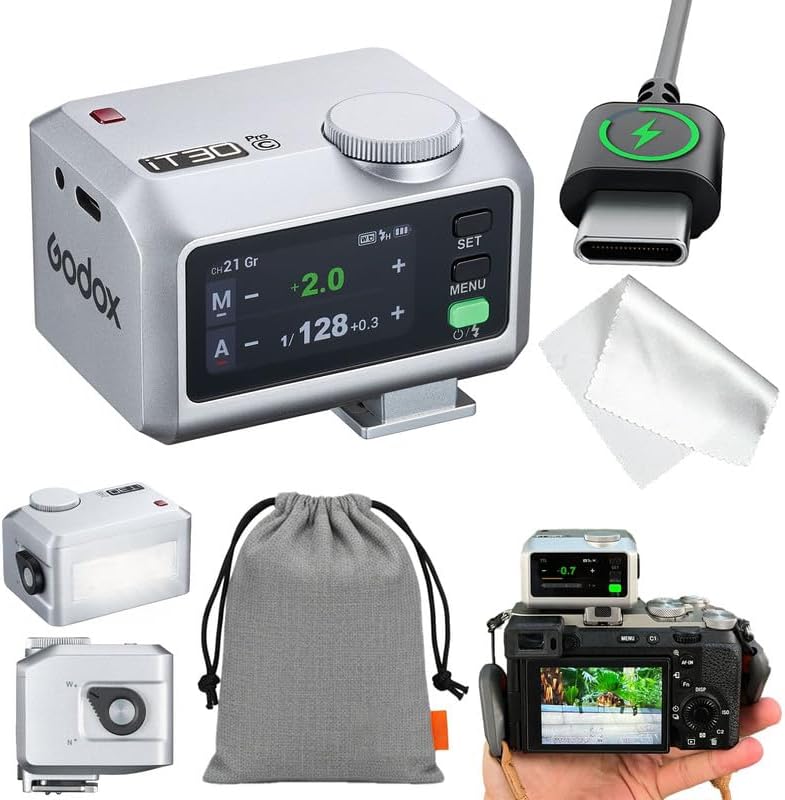 Godox iT30 Pro for Canon - Compact TTL Flash with Touchscreen