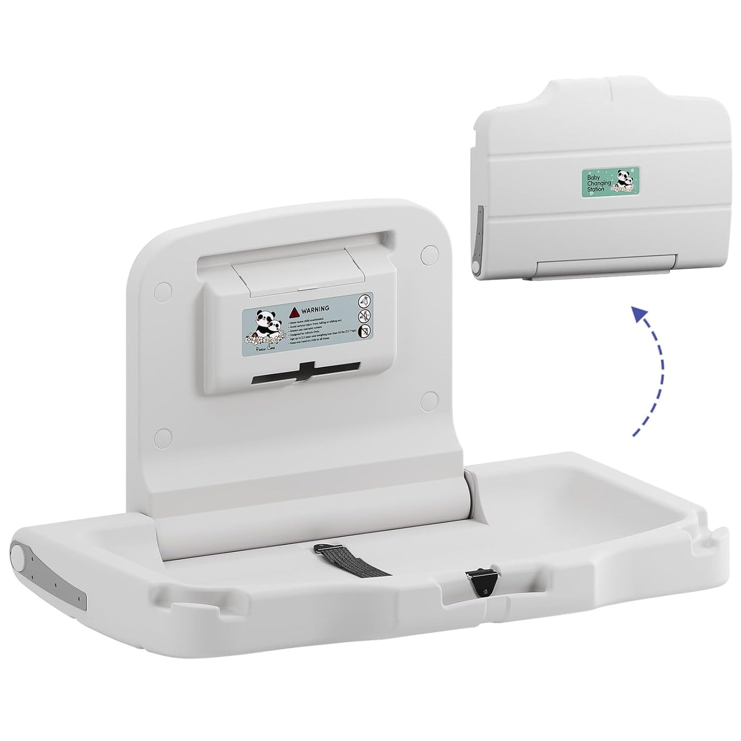 Panda Care ADA Compliant Wall Mounted Baby Changing Station