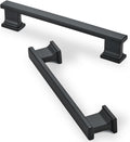 10 Pack 6 Inch Matte Black Cabinet Handles - Durable Kitchen Pulls