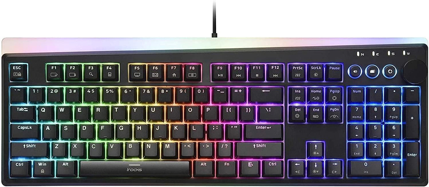 i-rocks K71M RGB Mechanical Gaming Keyboard with Smart Wheel
