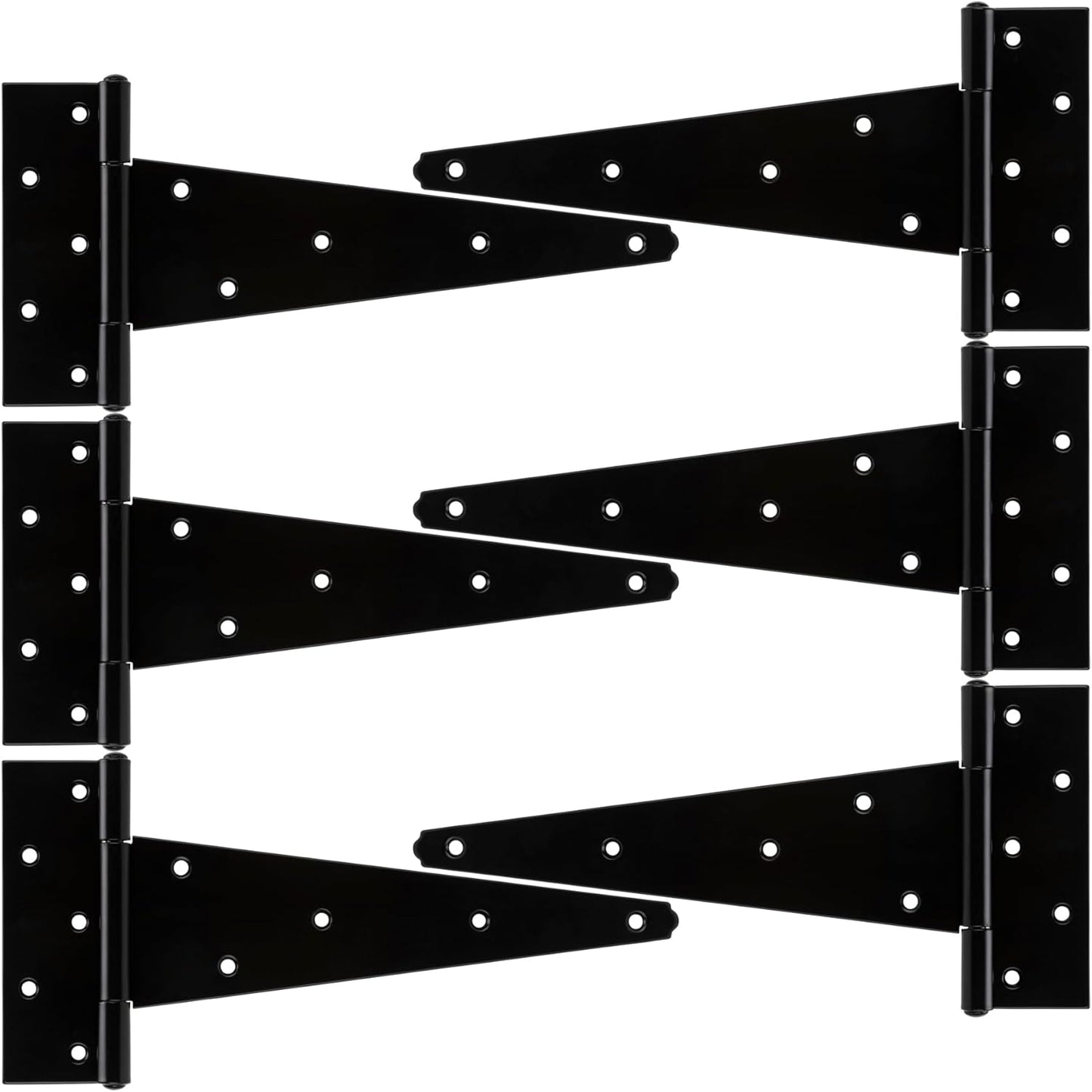 10 Inch Heavy Duty T-Strap Hinges for Gates and Doors
