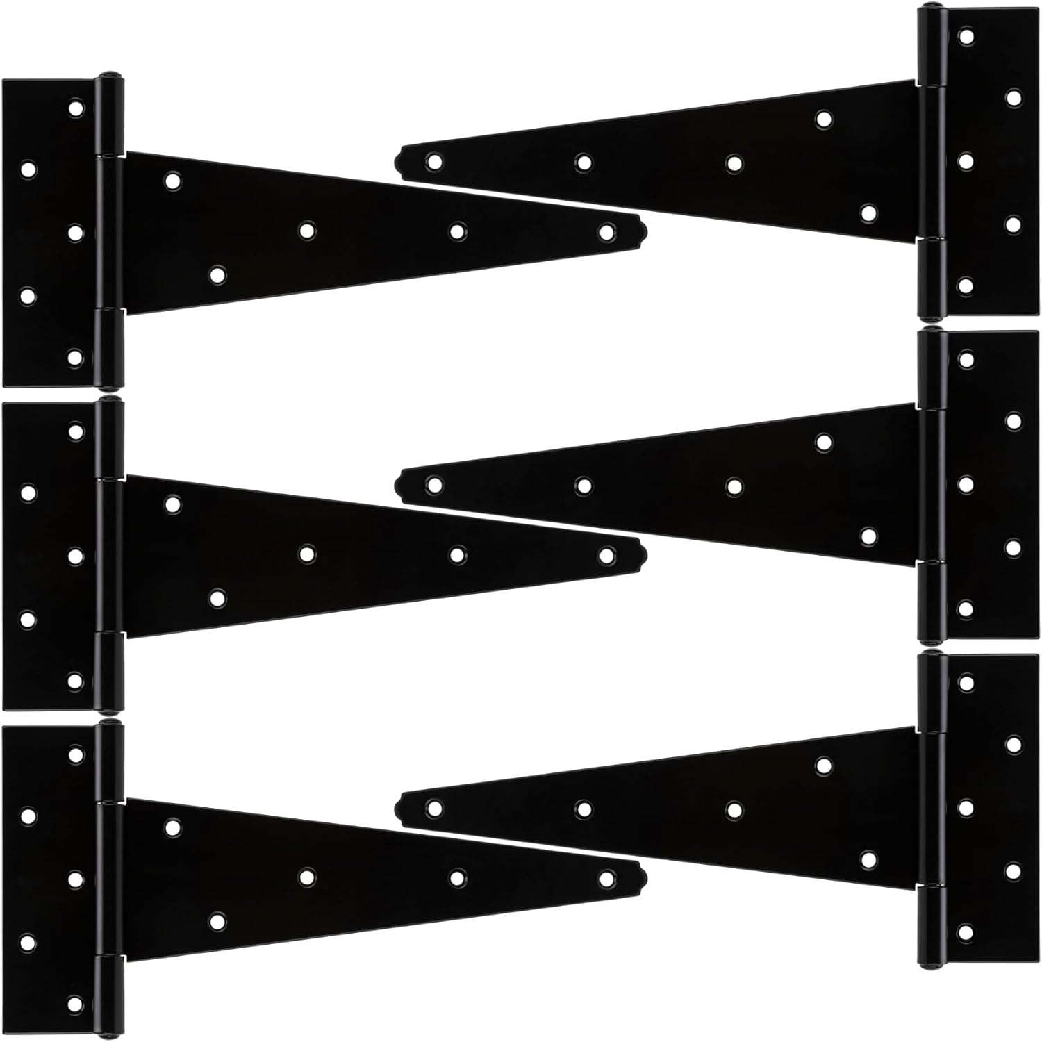 10 Inch Heavy Duty T-Strap Hinges for Gates and Doors