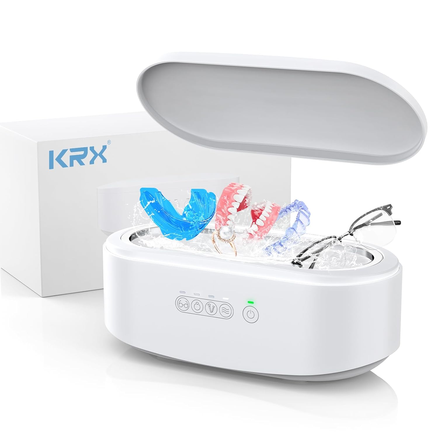 Ultrasonic Cleaner for Dentures and Dental Appliances - KRX