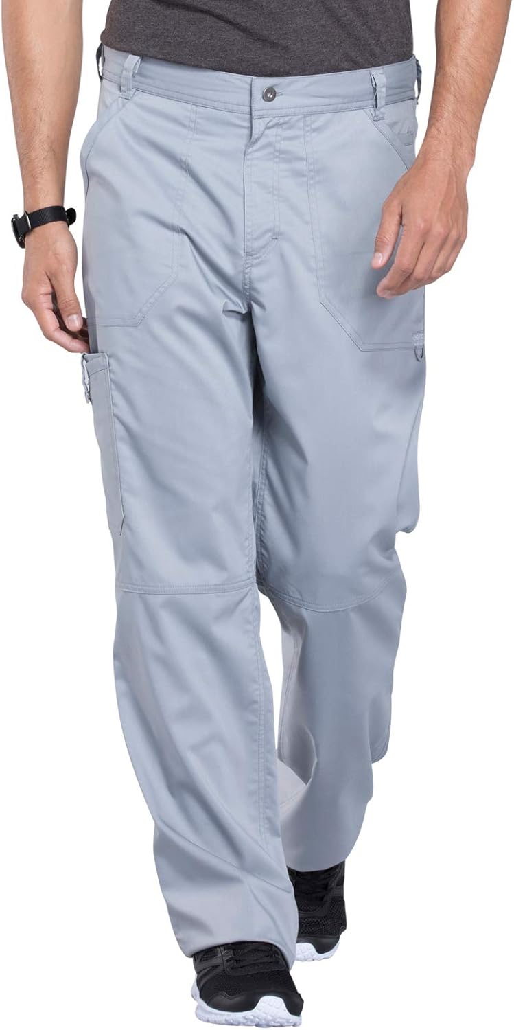 Cherokee Cargo Pants for Men Scrub with Modern Fit and Pockets