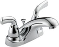 Delta Foundations Centerset Chrome Bathroom Faucet - Reliable 4 in
