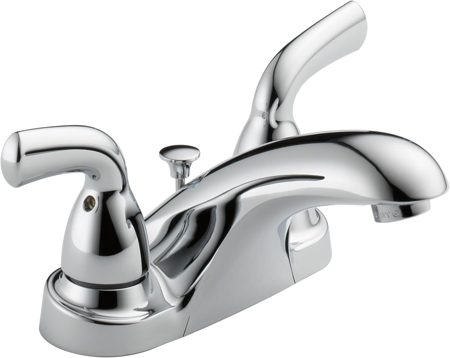Delta Foundations Centerset Chrome Bathroom Faucet for Vanity