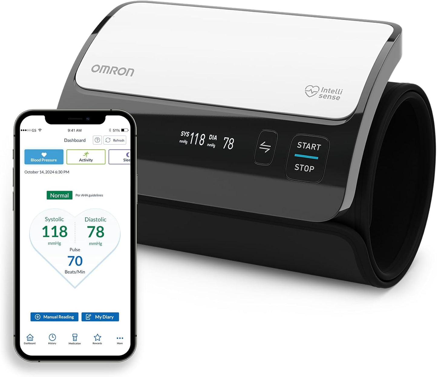Omron Evolv Blood Pressure Monitor: Wireless, Portable Design