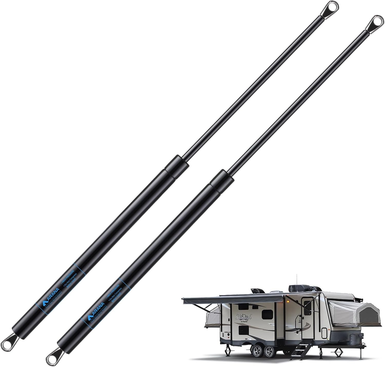 26 Inch Gas Shocks Struts for Camper and Trailer by ARANA