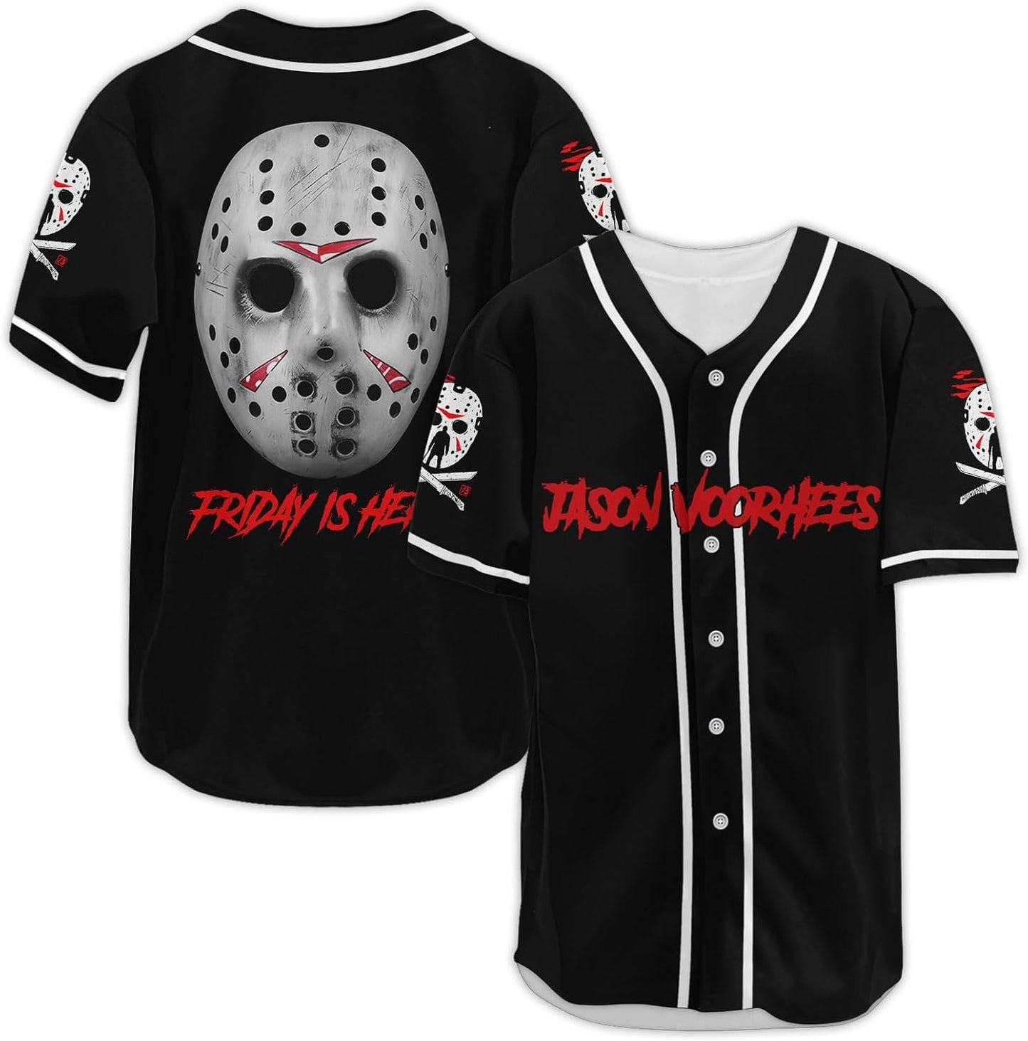 Horror Jersey for Halloween Parties and Scary Movie Lovers