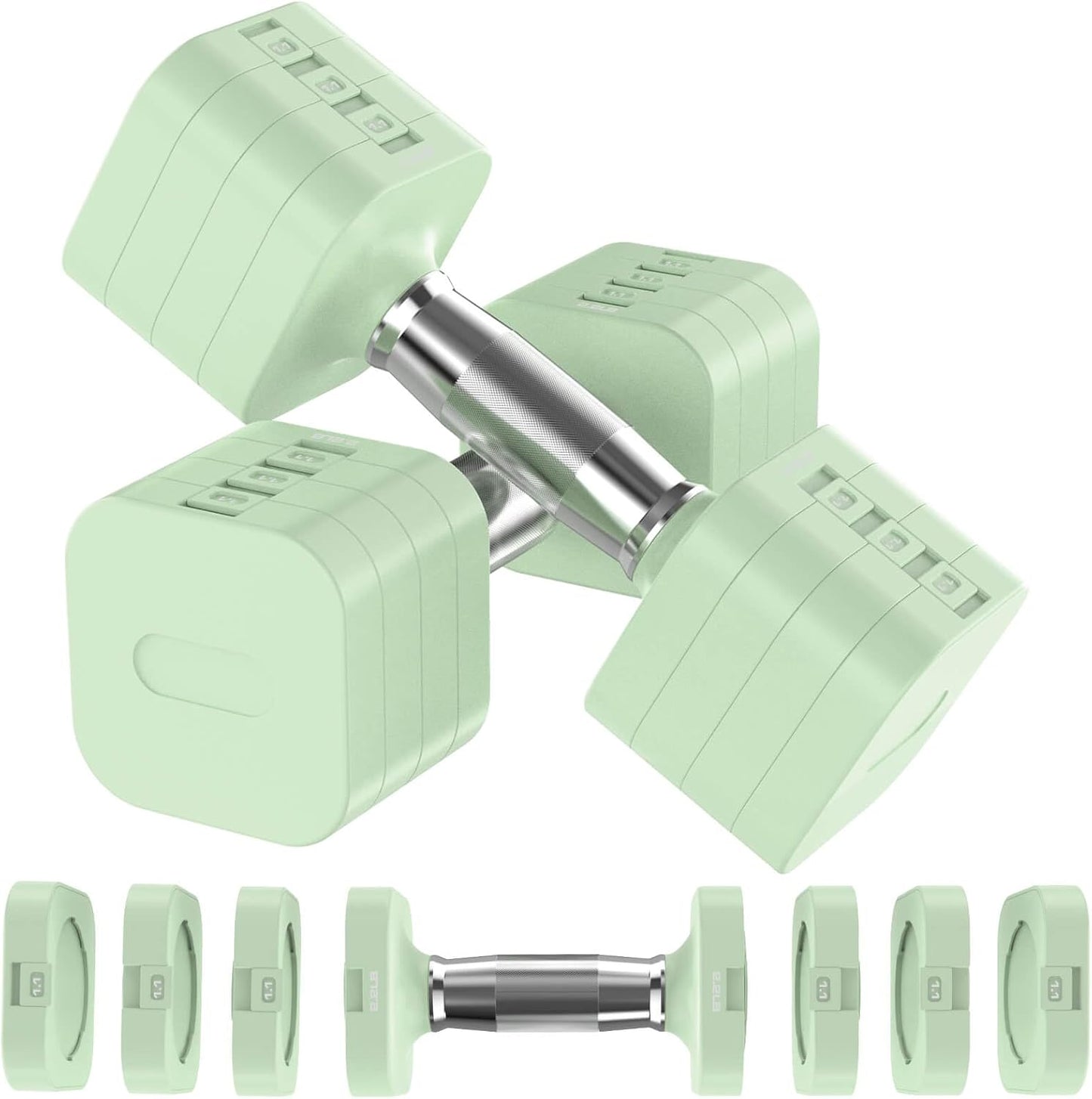 22LBS Adjustable Dumbbells Set for Home Gym Full Body Workout