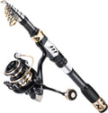 Sougayilang Fishing Pole with Spinning Reel Combos - Portable