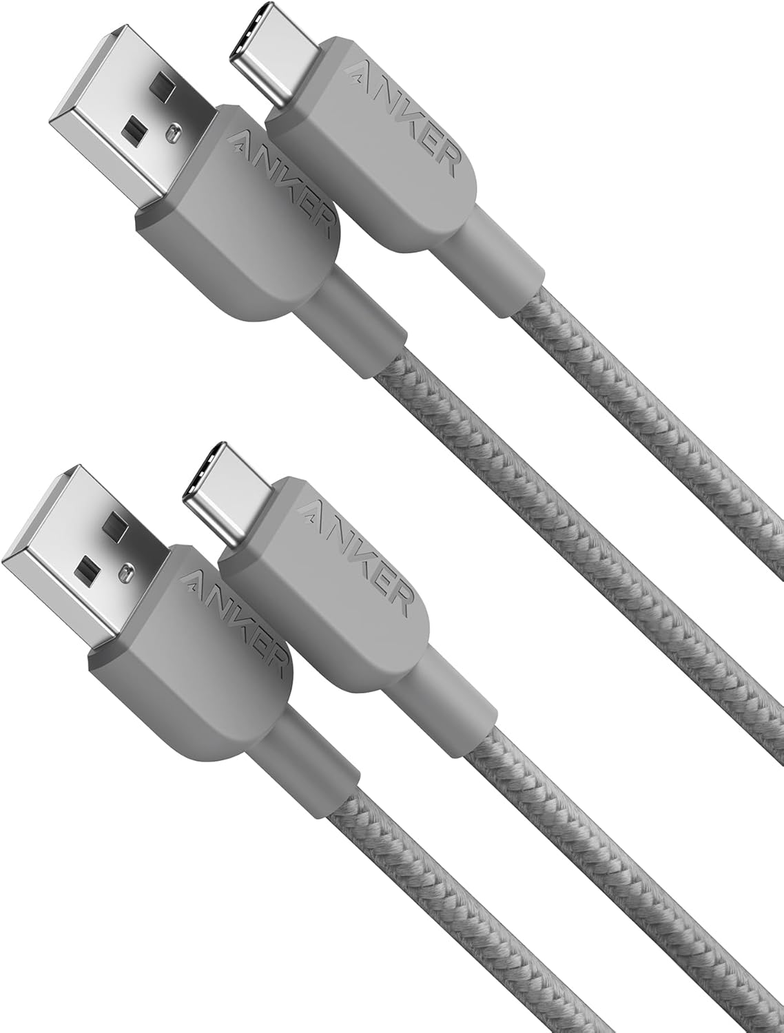 Anker USB C Cable 2 Pack, Fast Charging for Samsung Galaxy, LG V30