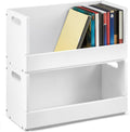 Wooden DVD Storage Box 2 Set - Stackable 26-Disc Organizer