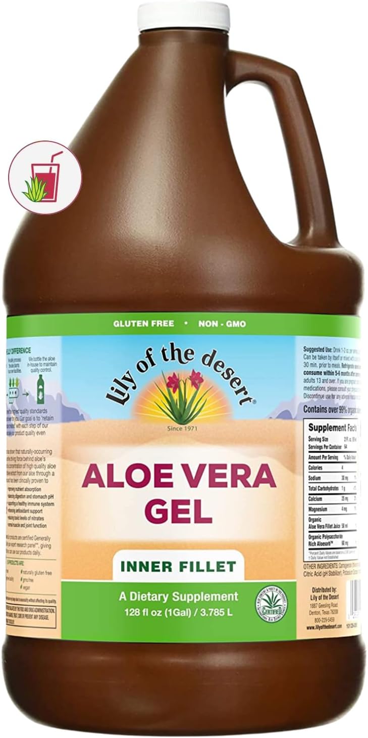 Lily of The Desert Aloe Vera Gel for Gut Health and Wellness