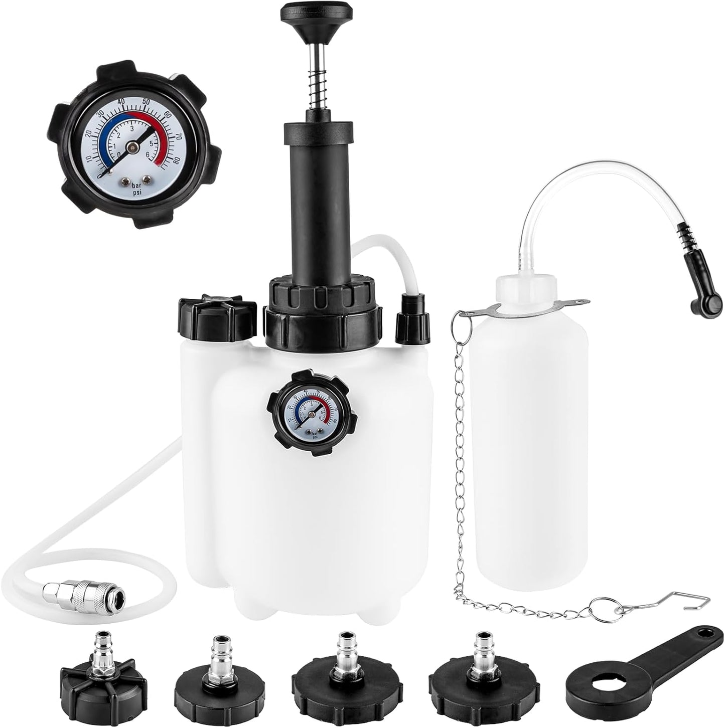 3L Manual Brake Bleeder Kit for Easy One-Person Operation