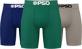 PSD Men's Basic Solid Boxer Briefs 7 in Inseam - Breathable Support 3