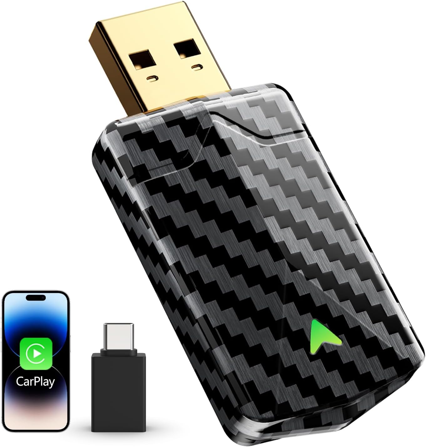 2025 Pro Mini Wireless CarPlay Adapter for Apple Devices