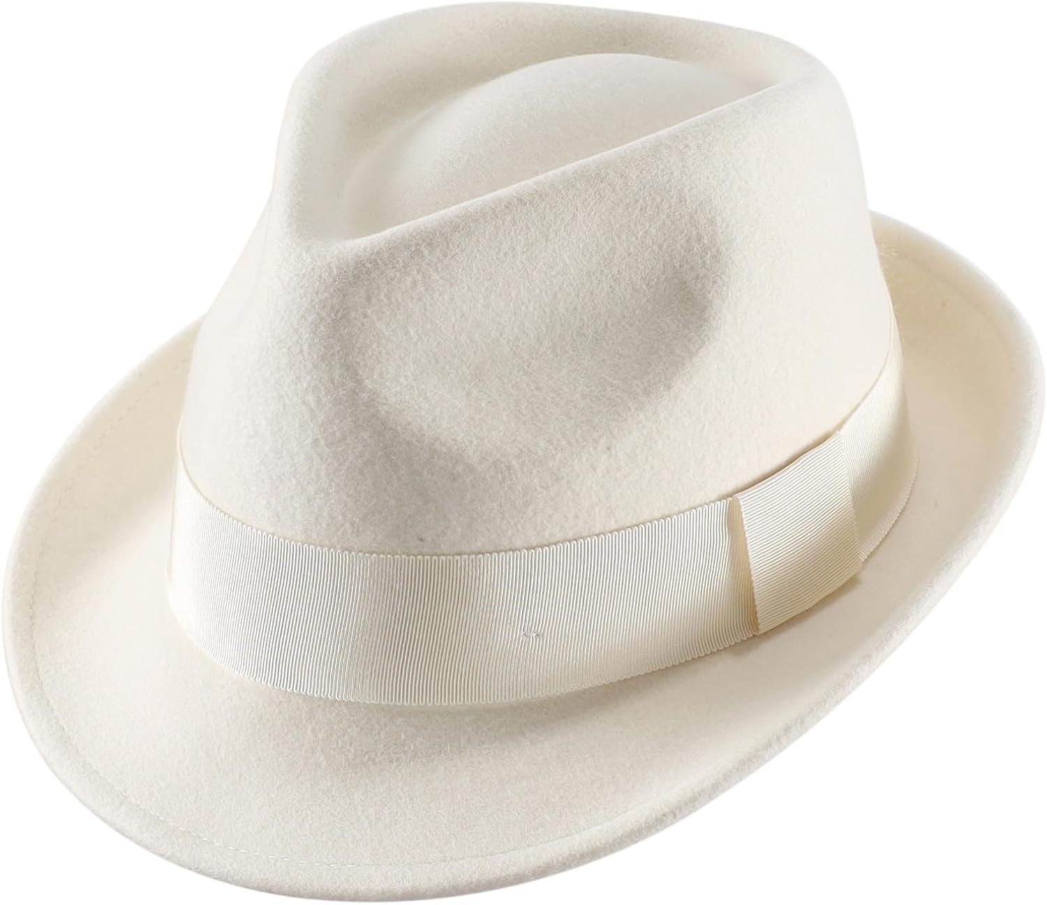 Home Prefer Men's Wool Felt Winter Fedora Hat for All Occasions