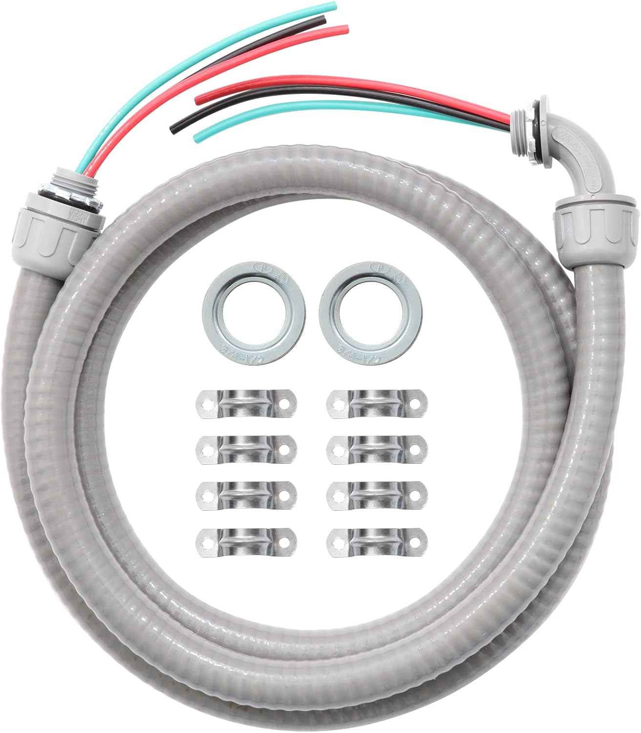 Power Whip Assembly Kit - Flexible Electrical Conduit for AC Units