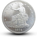 Antique U.S. Coins Collection Seated 1874 - Historical Morgan Dollar