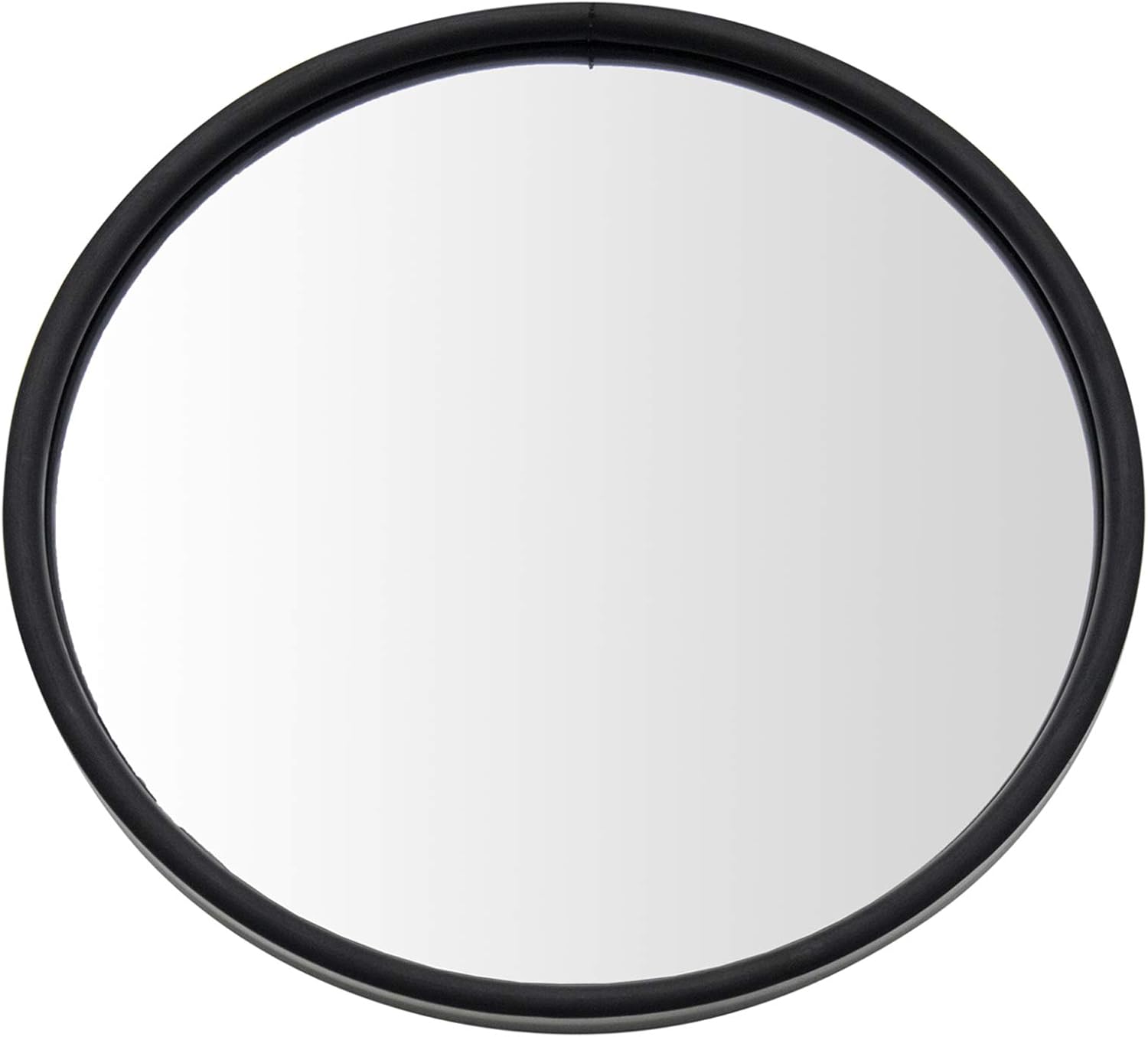 TRQ 8.5 in Round Convex Mirror Heated Center Stud with Bracket