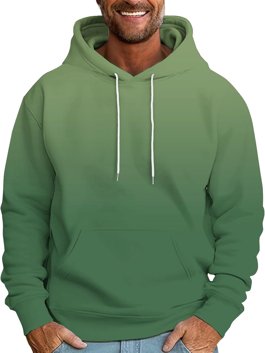 Gradient Hooded Sweatshirt: Gym Ready!