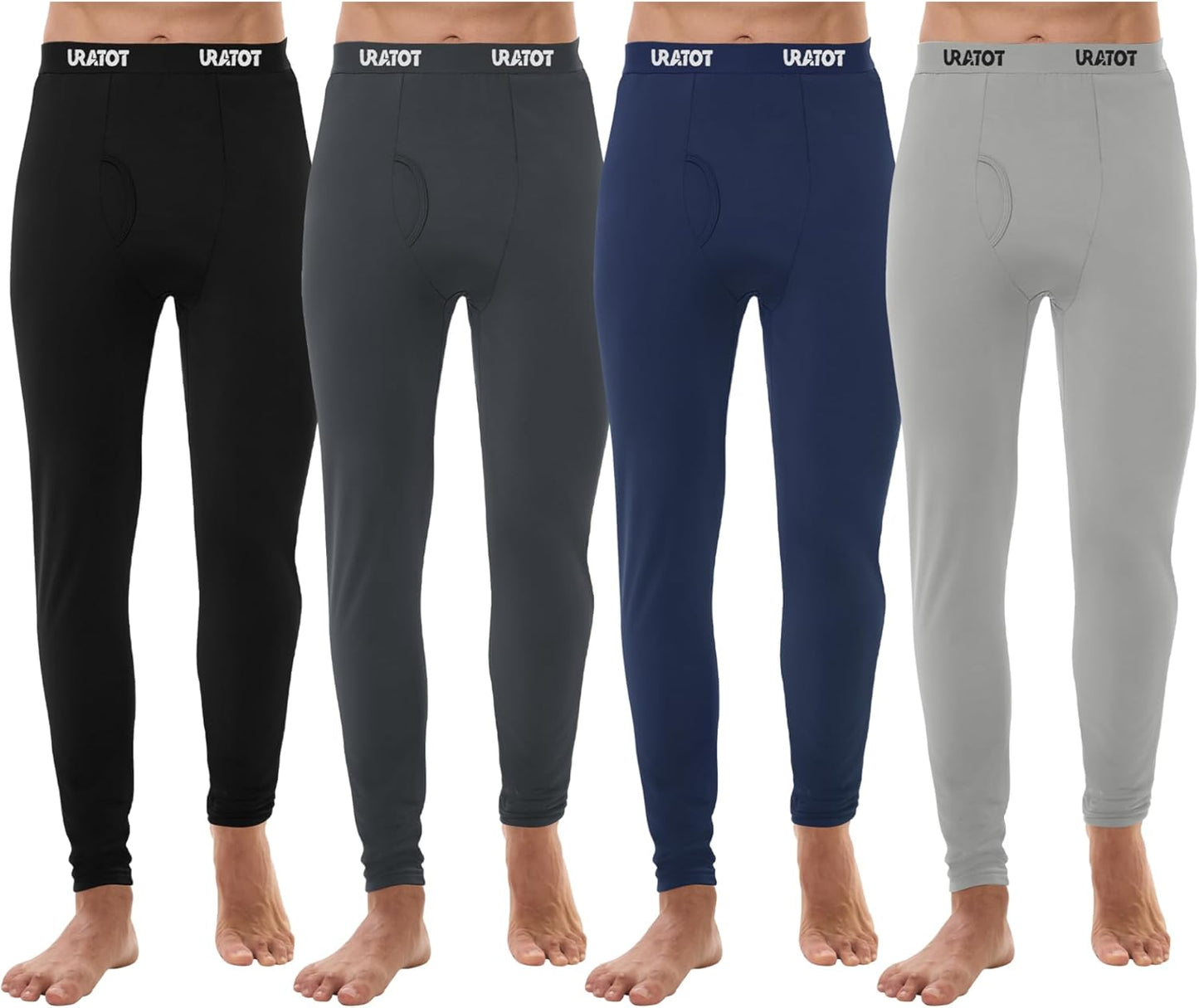 URATOT Men's Thermal Underwear Bottoms for Cold Weather Comfort