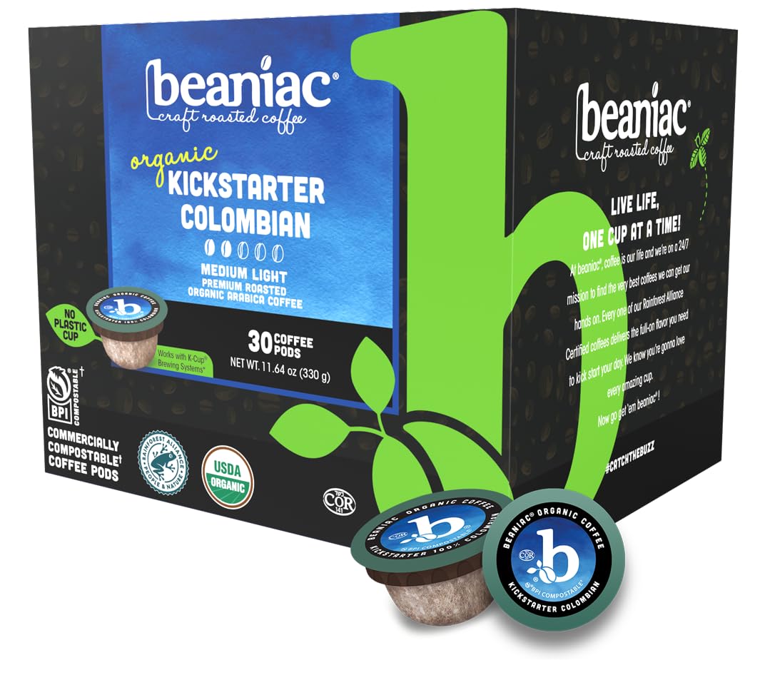 Organic Colombian Medium Roast K-Cup Pods, 30ct