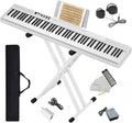 Longeye 88-Key Compact Digital Piano for Beginners - Portable Practice