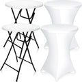 Wenqik 2 Set 32'' High Top Folding Bar Table - Easy Setup & Stylish!