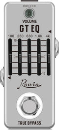 Rowin Guitar Equalize Effect Pedal EQ - Precise 5-Band Tone Control