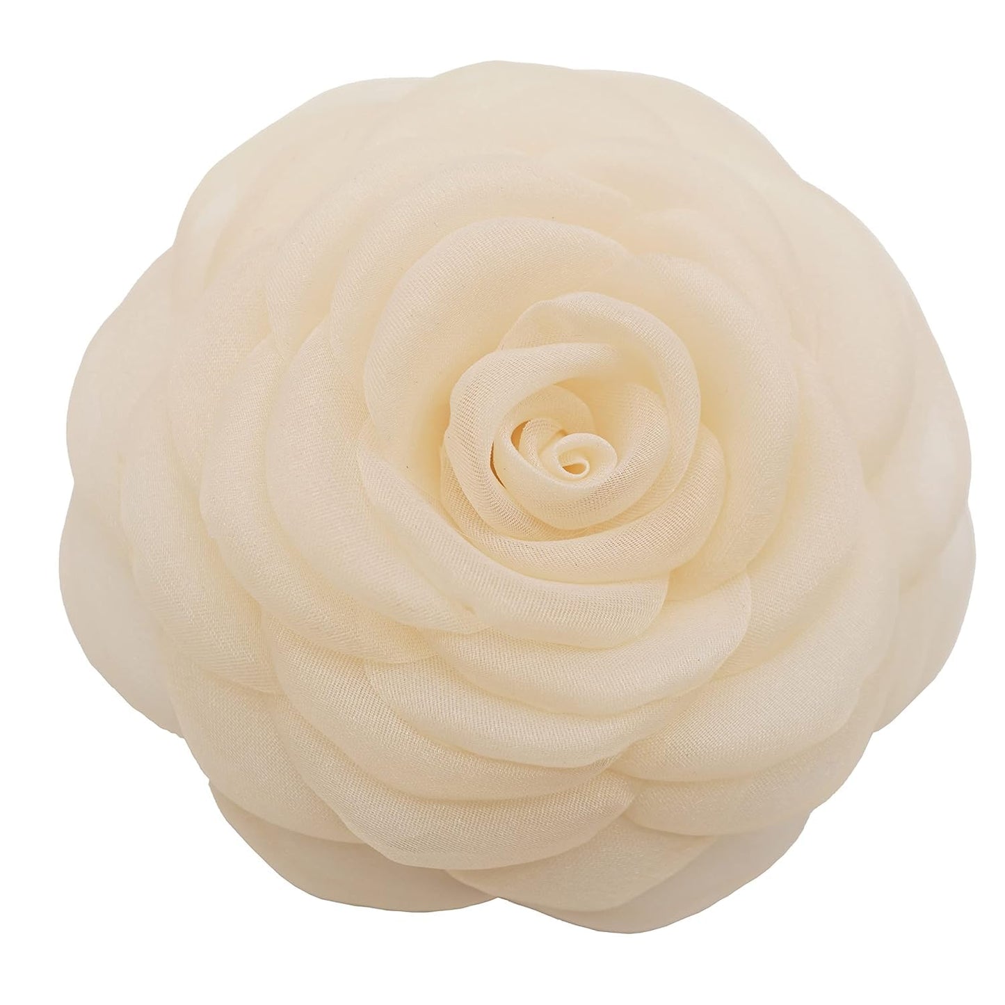 8.5 CM Handmade Fabric Flower Brooch Pin for Any Occasion
