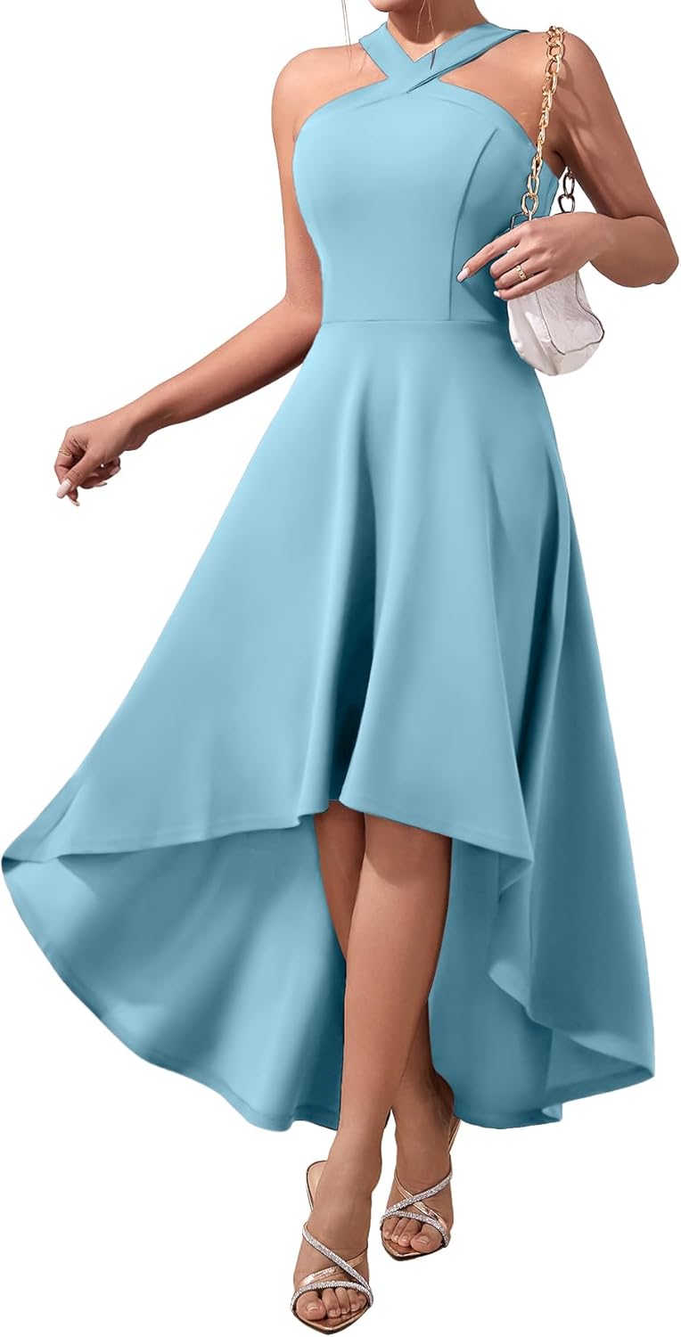 DRESSTELLS Formal Cocktail Dresses for Women, High Low Style