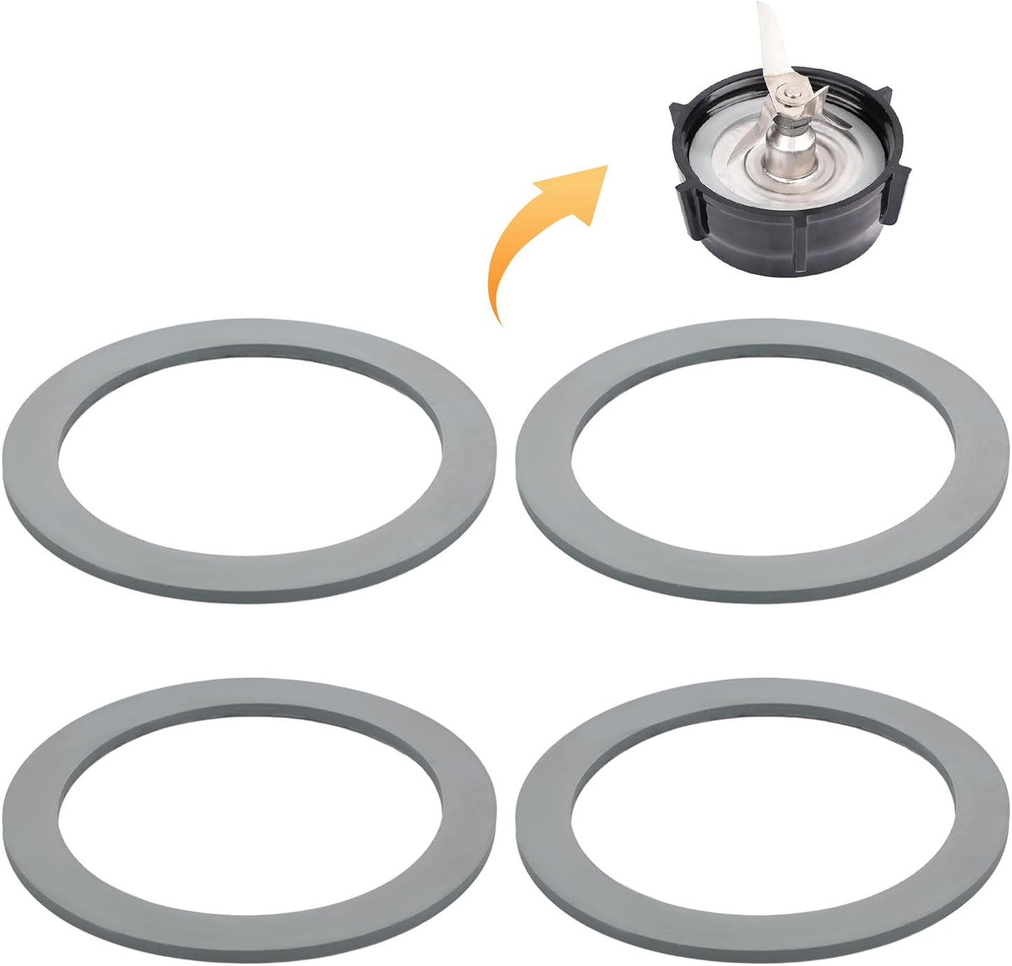 4pcs Oster Blender Gasket Seal Rings - Replacement Parts