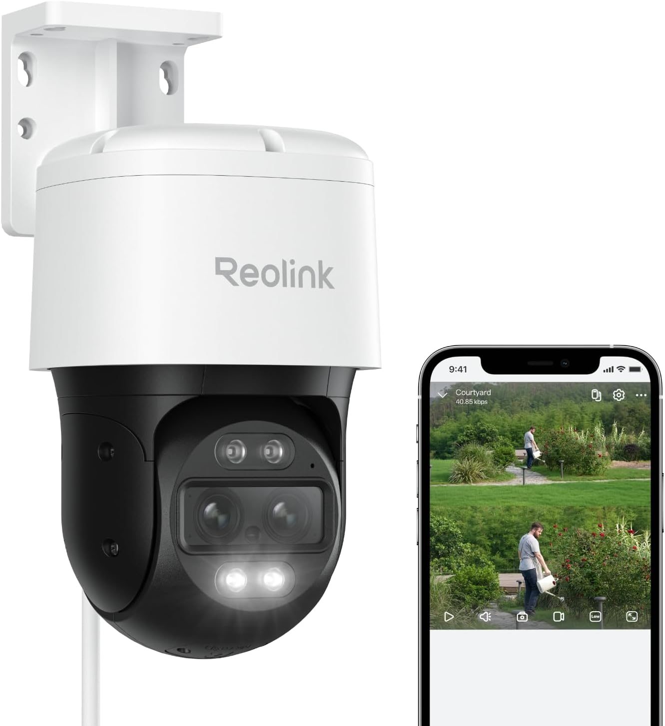 REOLINK 4K PTZ Security Camera: Auto 6X Zoom, AI Detection