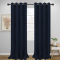 Easy-Going Blackout Curtains 52x96 in Navy - Room Darkening Panels