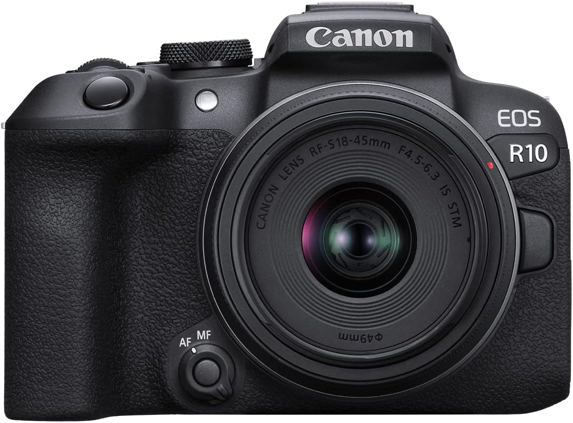 Canon EOS R10 Mirrorless Camera Kit with RF-S18-45mm Lens