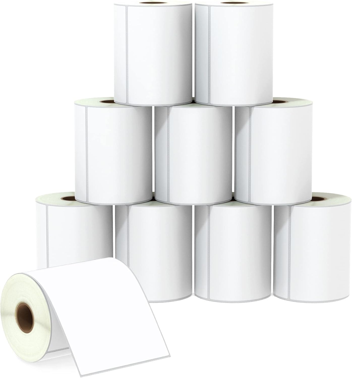 BETCKEY Large Shipping Labels for Zebra & Rollo Printer - Premium Adhesive & Perforated [10 Rolls]