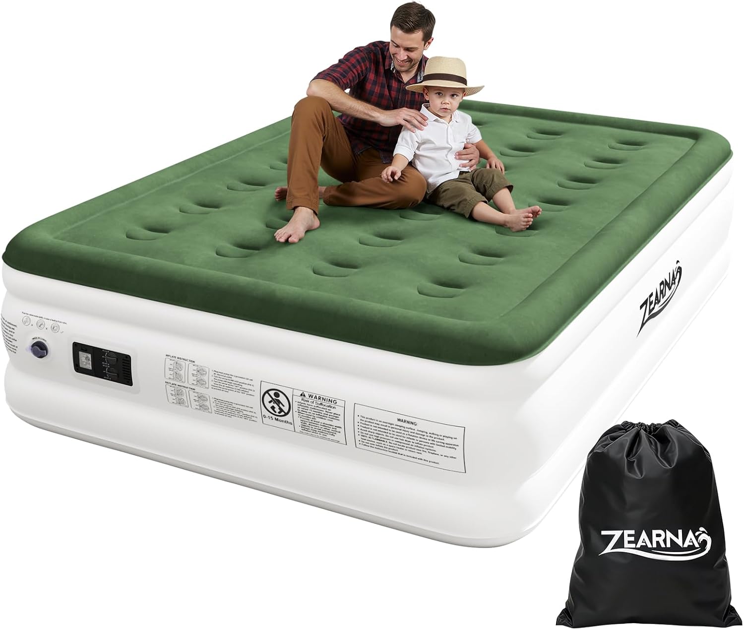 Full Size Air Mattress with Built-in Pump for Ultimate Comfort