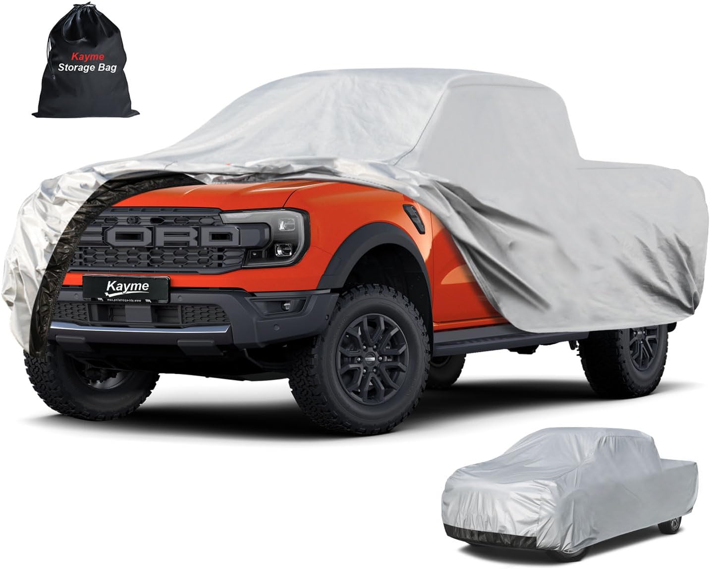Kayme Mid-Size Truck Cover Waterproof All Weather Protection