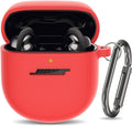 Silicone Case for Bose QuietComfort Earbuds II & Ultra (Red)
