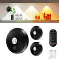 Puck Lights With Remote Control - Rechargeable Wireless Under Cabinet