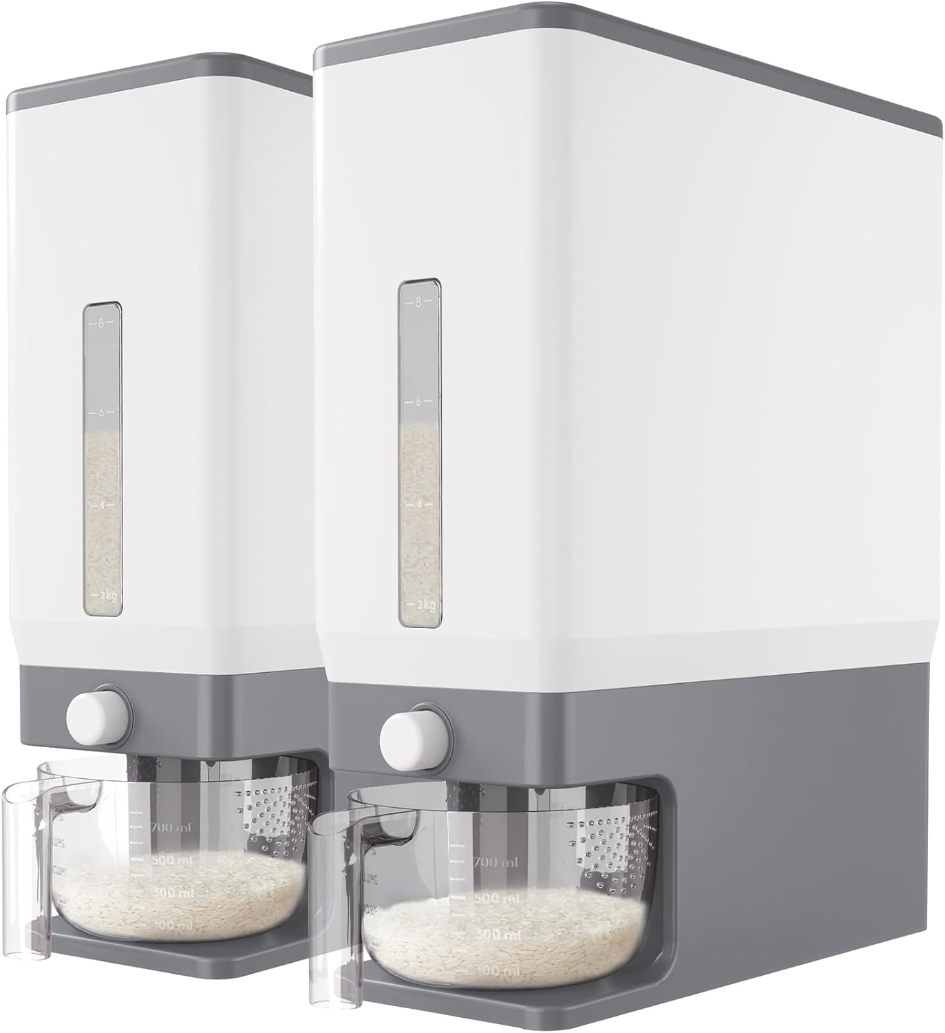 Lifewit Rice Dispenser 25 Lbs Storage Container for Kitchen