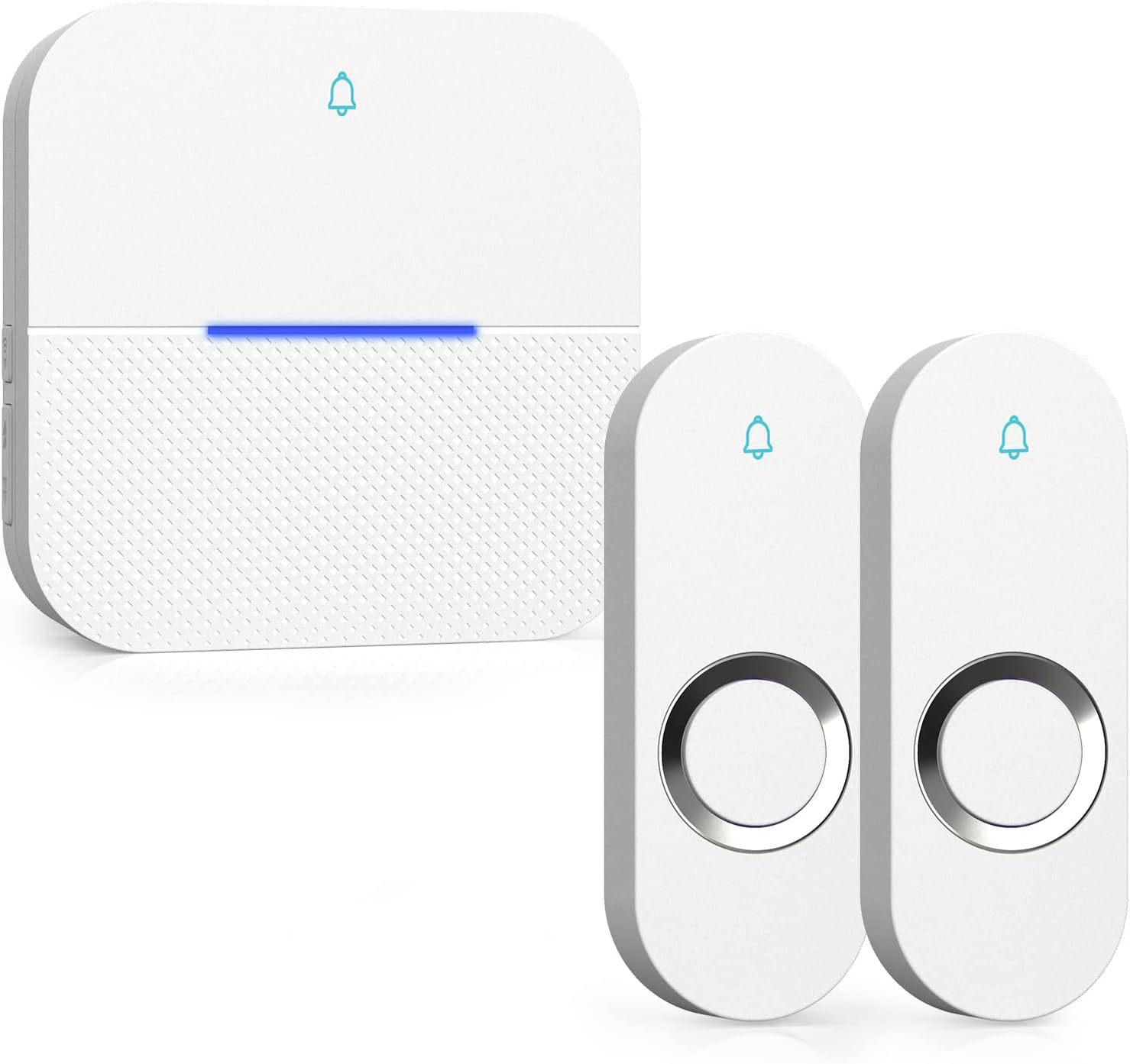 Wireless Doorbell: 1,000ft Range, Waterproof, 58 Chimes