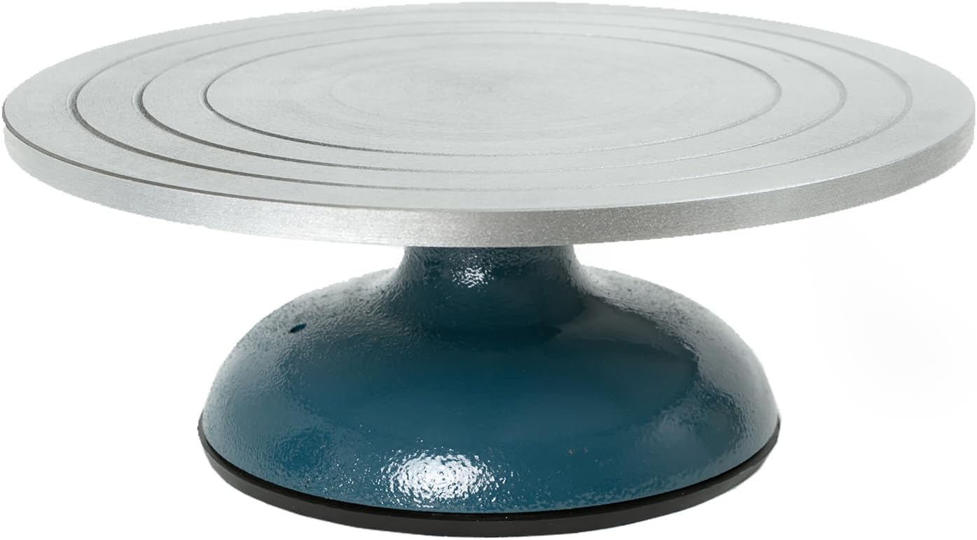 12in All-Metal Banding Wheel for Pottery - Heavy Duty Design