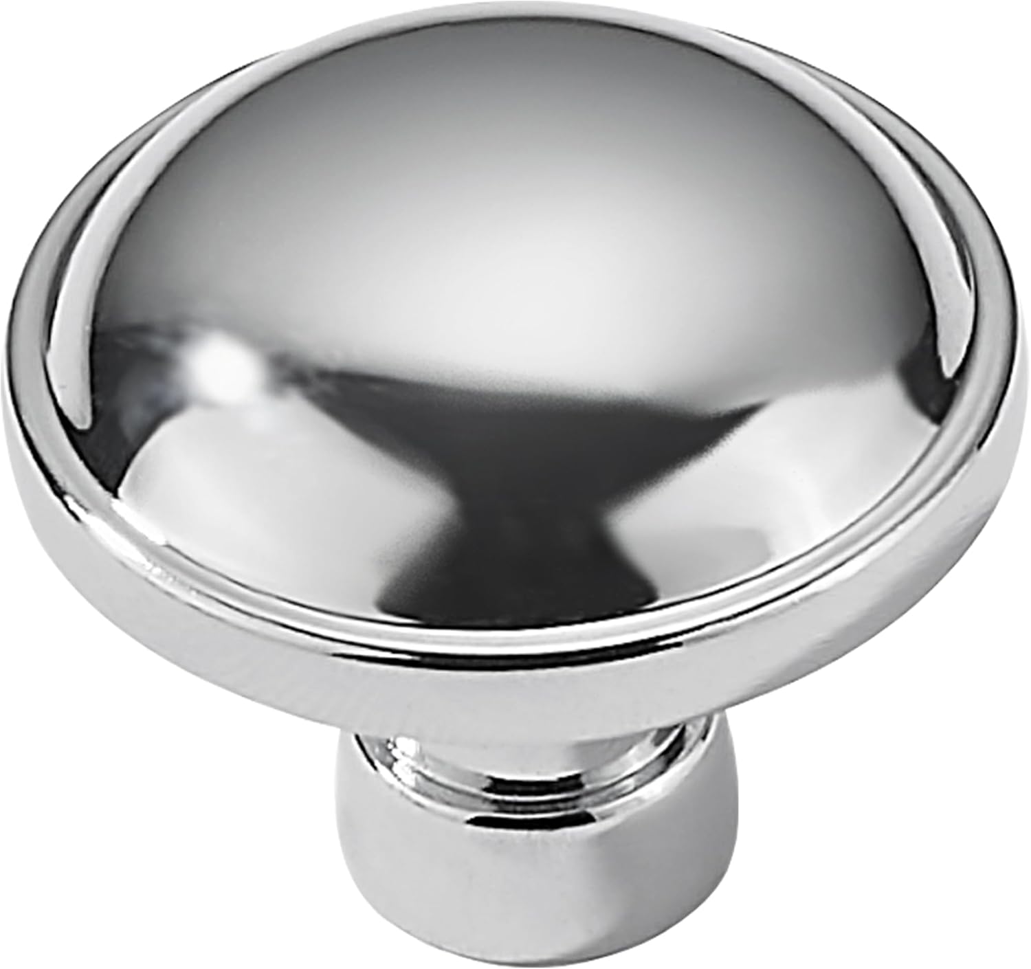 Khtumeware 10 Pack Large Cabinet Knobs - Polished Chrome Finish
