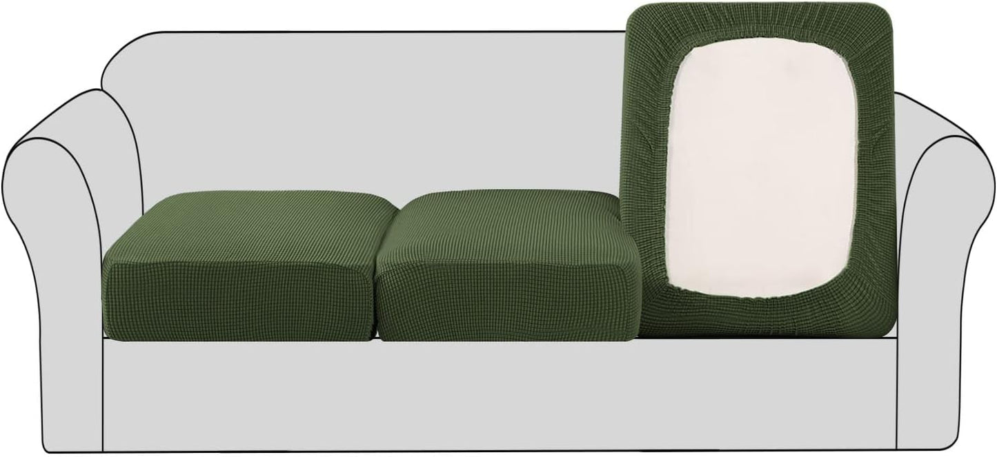 H.VERSAILTEX Super Stretch Couch Cushion Covers for Pets