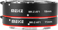 MEKE MK-Z-AF1 11mm 18mm Full Frame Macro Extension Tubes - Metal AF
