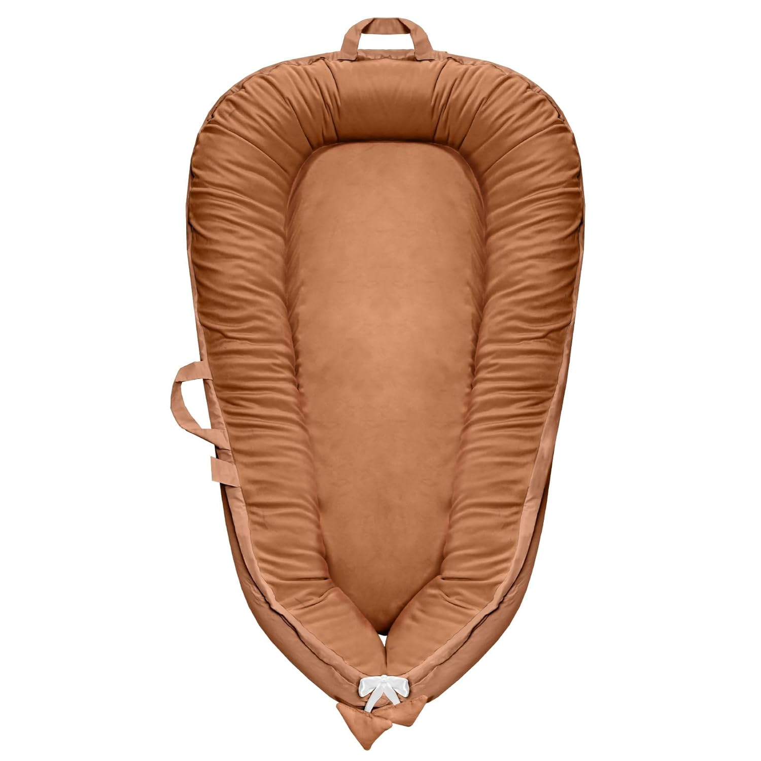 Breathable Cotton Baby Lounger - Co-Sleeper & Portable Nest